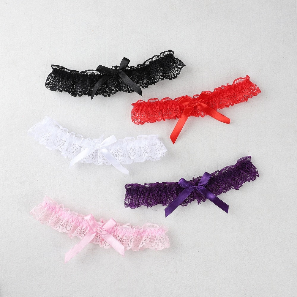 Women Girl Lace Garter Belt Sexy Wedding Party Bridal Lingerie Cosplay Leg ring Floral Bowknot Jartiyer Sexy Garter