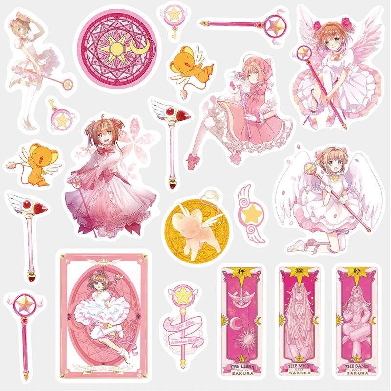 Magic Girl Decorative Washi Stickers Scrapbooking Stick Label Diary Stationery Album Stickers