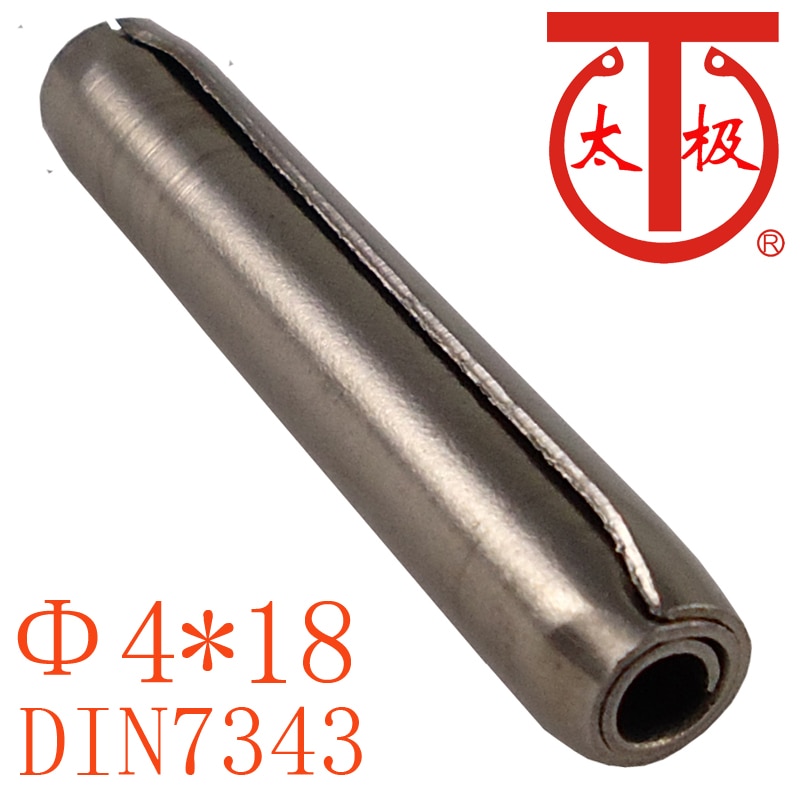 (4*18) DIN7343 / ISO8750 Spiral spring pin ( Coiled pin ) 100 pieces/lot