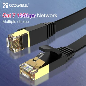 Coolreall Lan Cable RJ45 cat 7 cable rj 45 Ethernet Network Cable for Cat6 Compatible Patch Cord for Laptop Router Cable