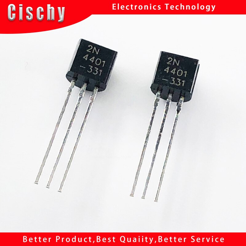 50PCS 2N4401 TO-92 Bipolar Transistors - BJT NPN new and original IC