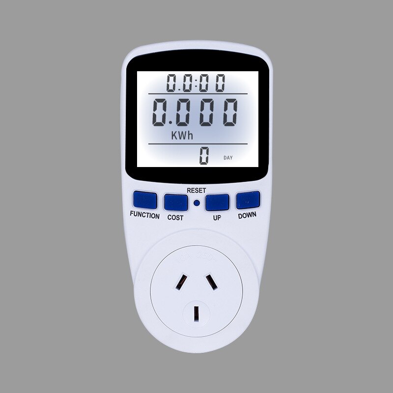 Australian backlight power metering socket billing socket power monitor intelligent billing device