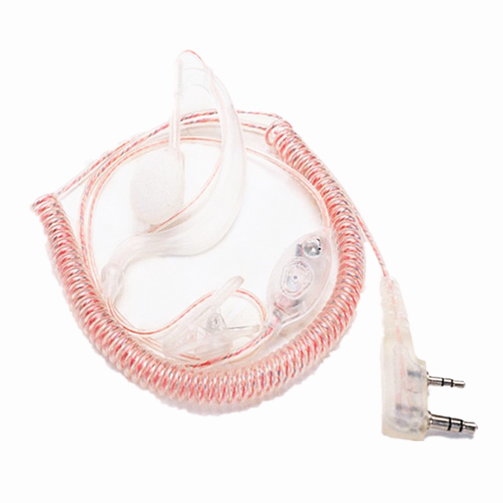 10x G Shape Clear Earhook Earphone Earpiece Headset For Kenwood Radio 2PIN TK-308 TK-320 TK-340 TK-349 TK-350 TK-360G TK-370