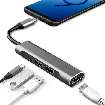 USB Type C HUB Docking Station for SamSung Dex Station Cable with HDMI USB 3.0 Power Adapter for MacBook Pro Huawei P30 P20 Pro