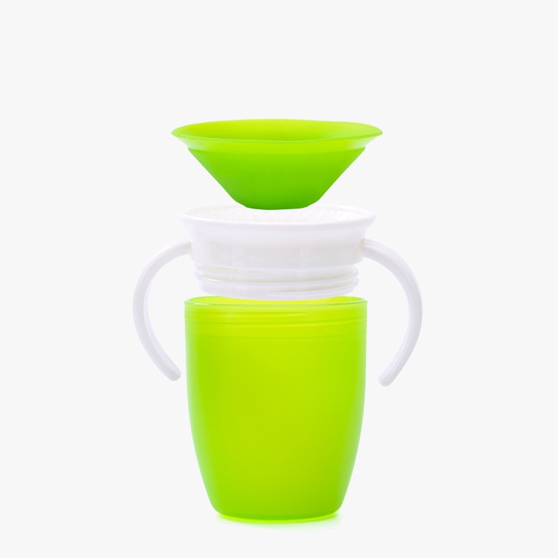 360 Degree Leak Proof Cup Baby Learning Drinking Water Bottle Anti Spill Kids Magic Cups Munchkin Toddlers Safe Feeding T2156