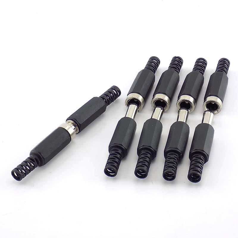 5pcs 10pcs DC female male Power Plug 5.5mm x 2.1mm Male Female Jack Socket Adapter Connectors Set For DIY Projects Connector