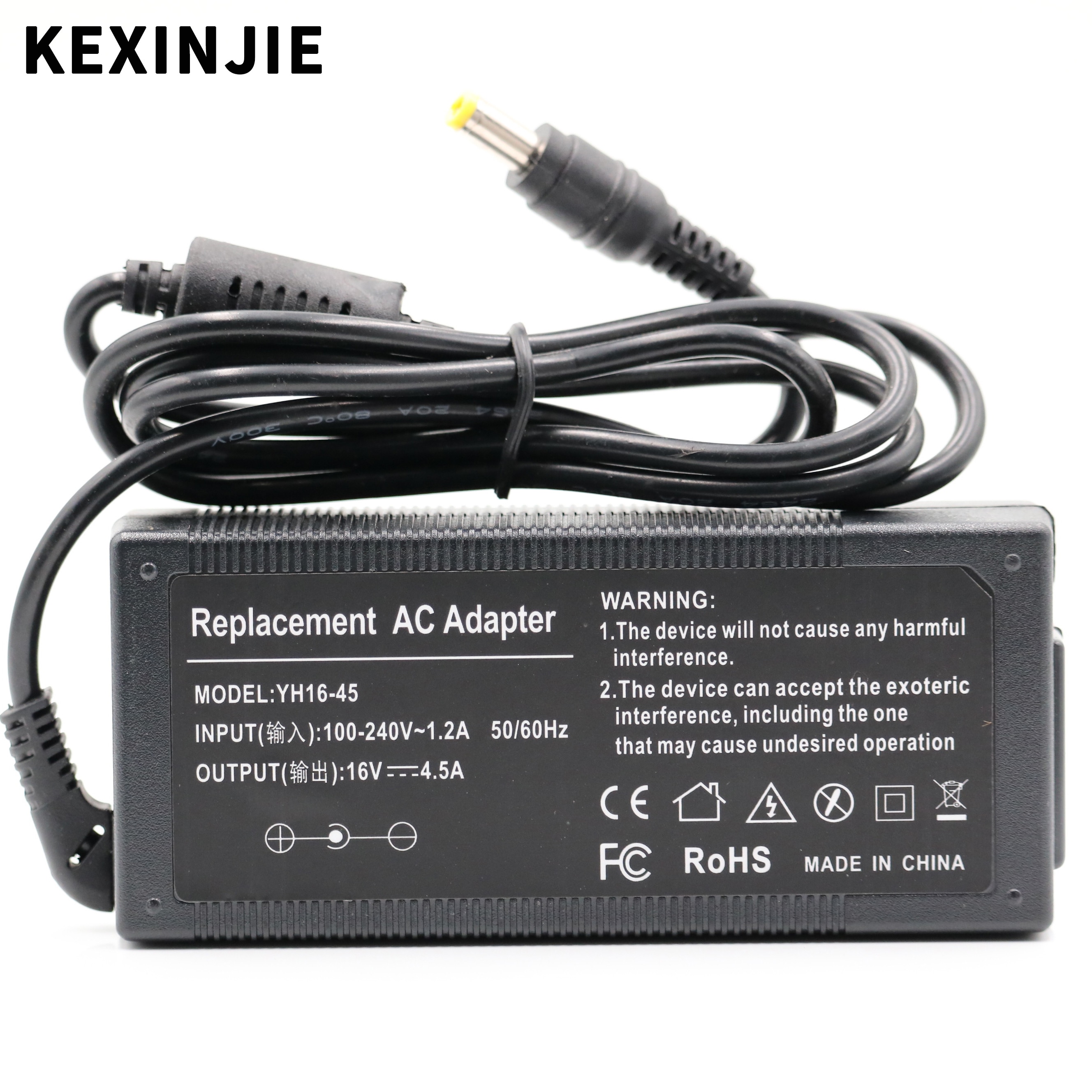 AC adapter Charger For IBM ThinkPad T40 T41 T42 T43 08K8204 08K8205 16V 4.5A 72W 5.5*2.5mm Power Supply