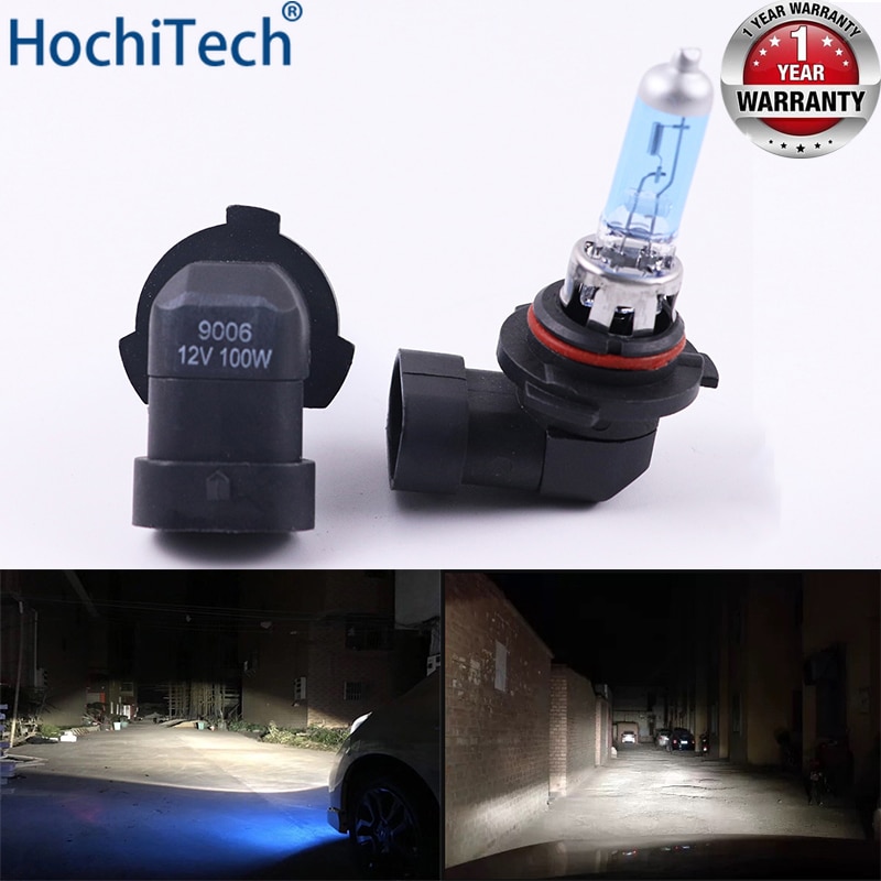 Car Headlight Super Bright Halogen Bulb 1PCS 9006 HB4 12V 6000K Clear Fog Lights 3000Lm 100W 55W Xenon Dark Blue Driving Lamp