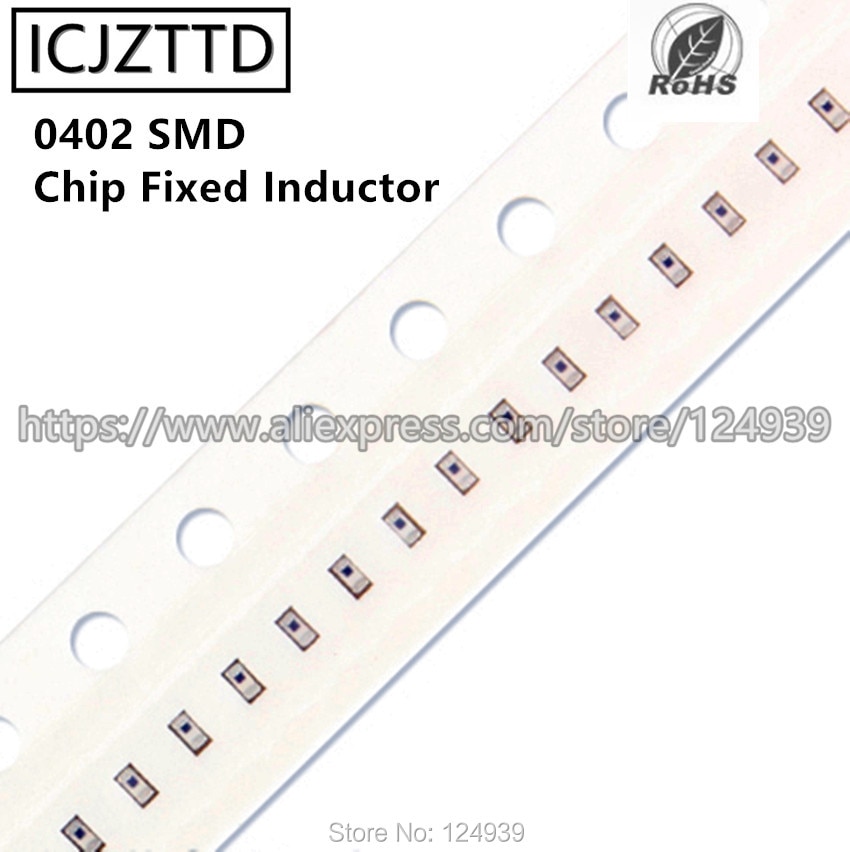 0402 SMD Chip Fixed Inductor 0.1UH 0.12UH 0.15UH 0.18UH 0.22UH 0.27UH 0.33UH 0.39UH Low frequency0.047UH 0.068UH 0.082UH MFL1005