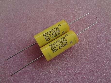 Original new 100% axial capacitance 47nf1000v 0.047uf 1000V 473/1000v (Inductor)