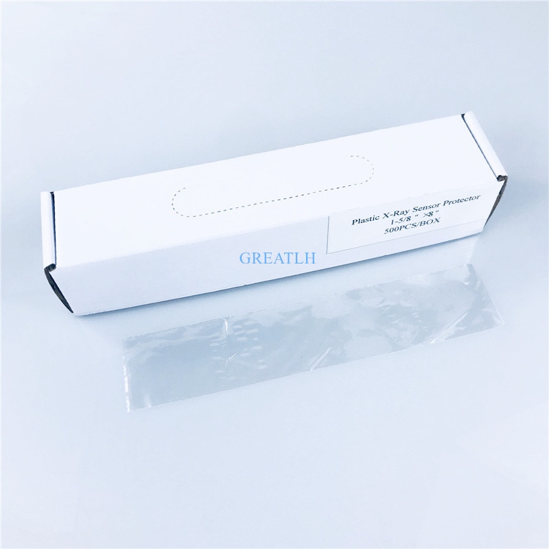 500pcs/box Dental Material Disposable Poly Pastic X-Ray Sensor Protective Film Cover/Sleeve