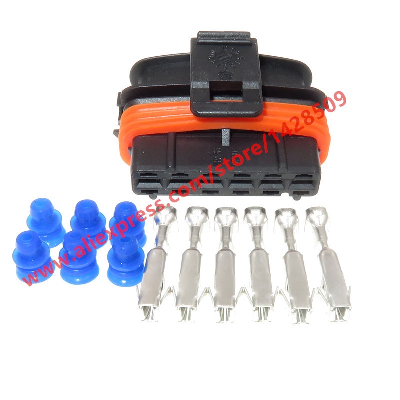 1 Set 6 Pin Auto Gas Accelerator Pedal Connector Waterproof Cable Plug For Fiat Hyhundai Kia Smart 1 928 403 202 1928403202