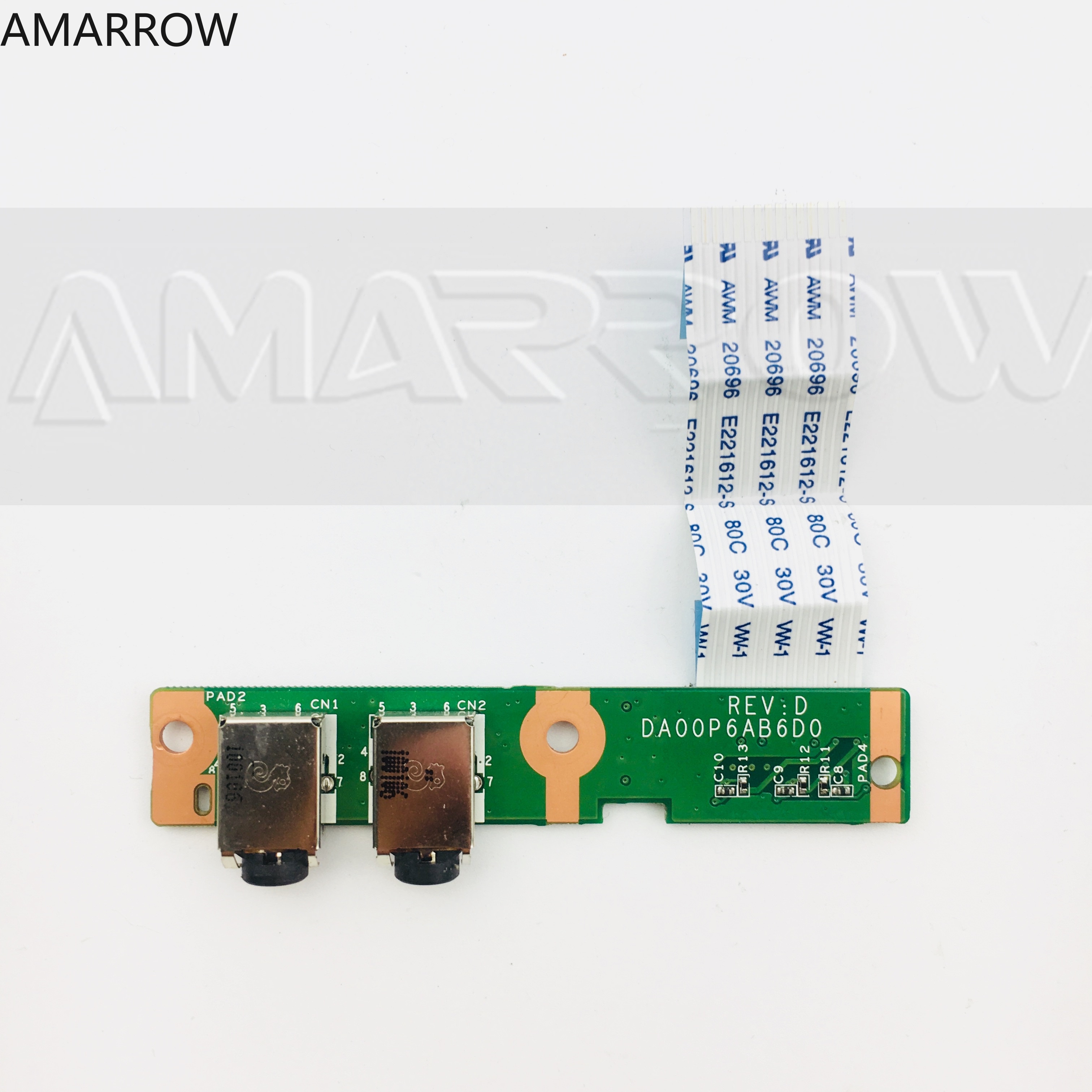 Original Free shipping for HP CQ61 CQ70 G61 G70 Audio Jack Circuit Board Audio board Sound card board DA00P6AB6D0