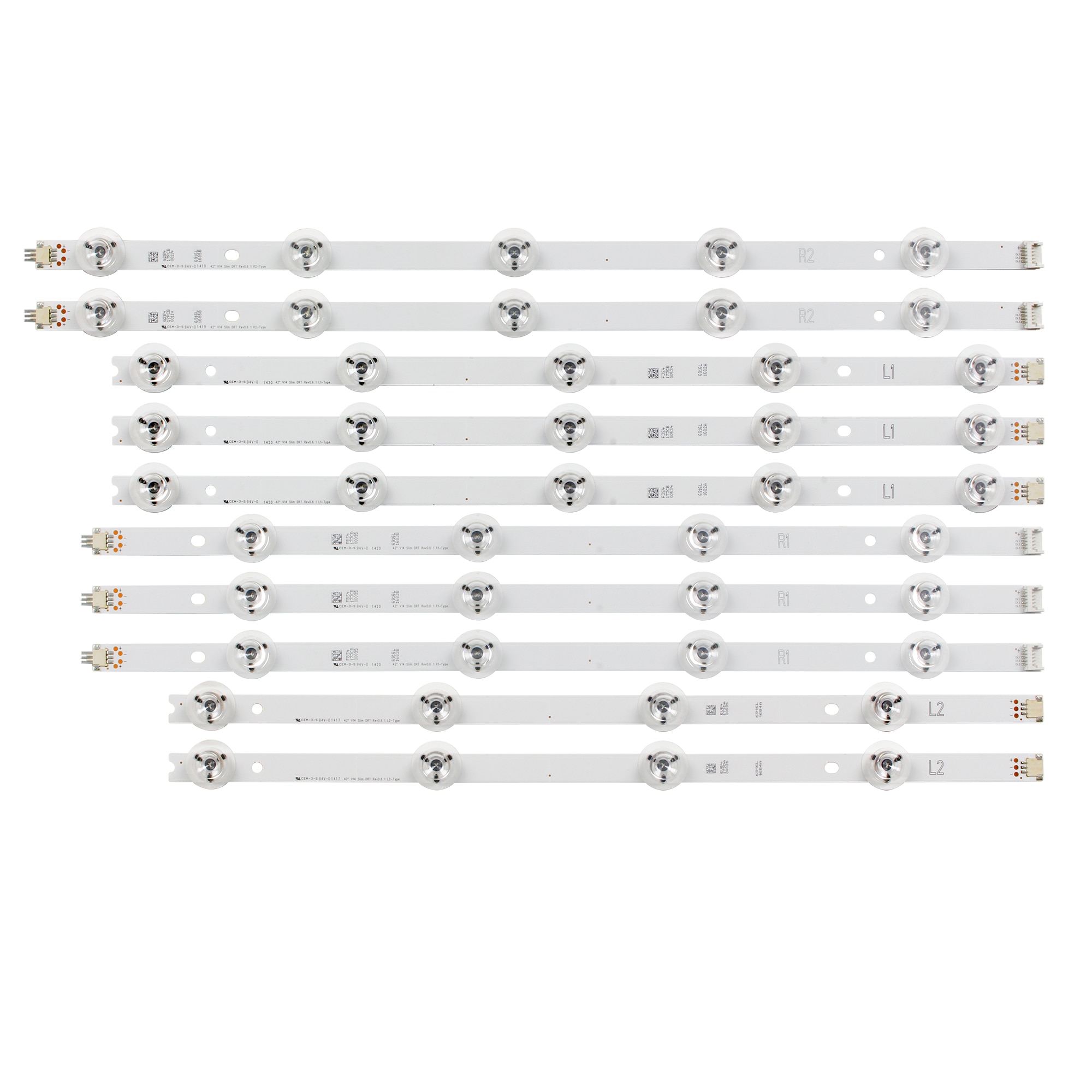 LED Backlight strip For LG 42"TV V14 Slim DRT Rev0.6 6916L 1682A 1684A 1683B 1685B LC420DUH LG42LB673 42LY970H 42LB671V 42L