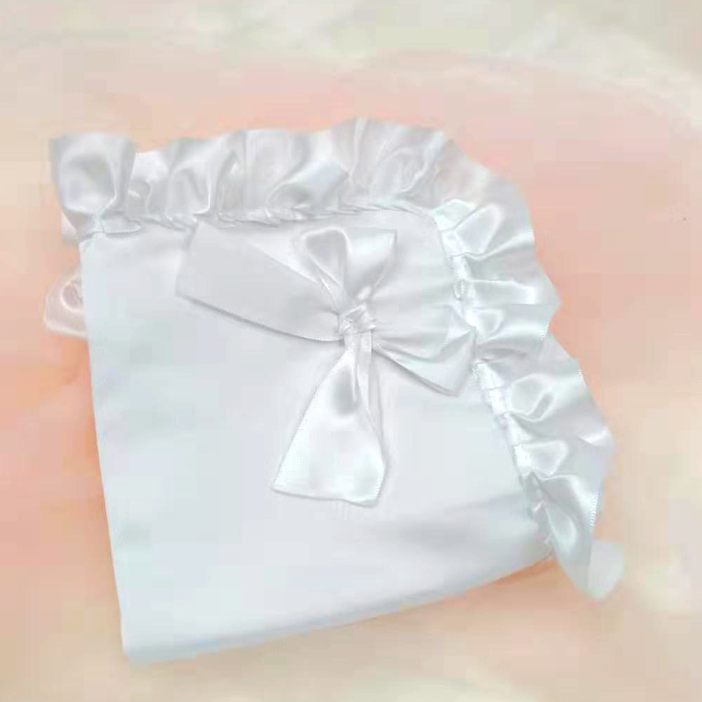 Baby premium Satin lace handkerchiefs crochet hankies women/ladies wedding handkerchief Baptismal embroidery handkerchief