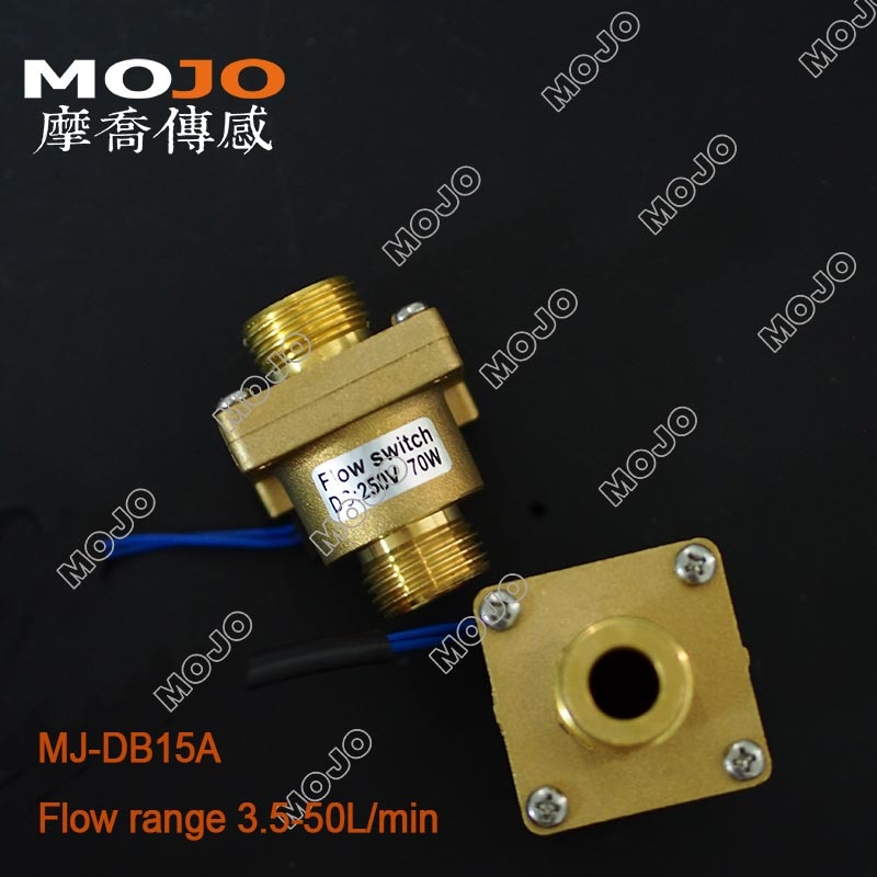 2020 MJ-DB15A switching-signal ON/OFF DN15 Flow range:5-15L/min Baffle flow switch