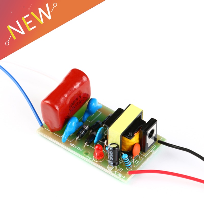 DC 3.7V to 1800V Booster Step Up Module Arc Pulse DC Motor with High Voltage Capacitors