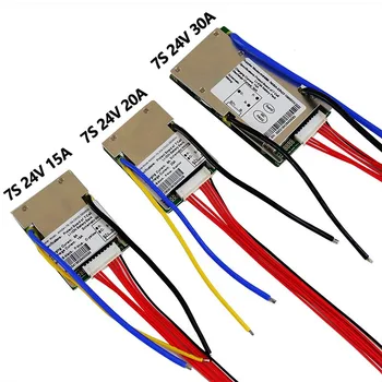 Li-ion battery BMS 7S 24V 15A, 20A and 30A BMS For 24V lithium ion battery pack With balance function