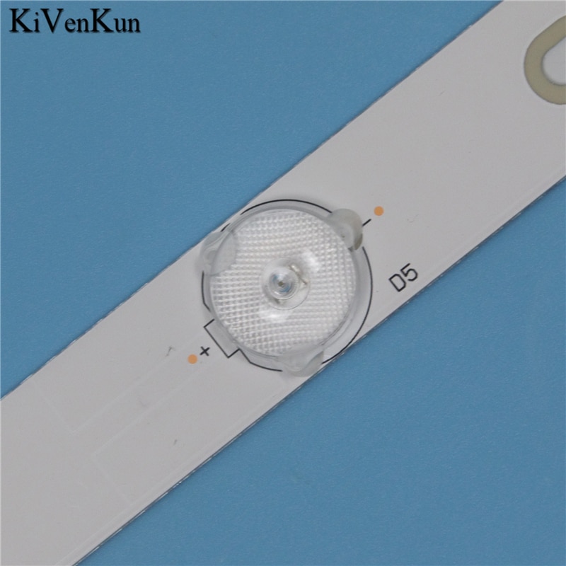 New 7 Lamp 614 mm LED Backlight Strip For Philips 32PHH4200/88 32PHH4509 32PHK4100/12 Bar Kit TV LED Line Band HD Lens D307-V1.1