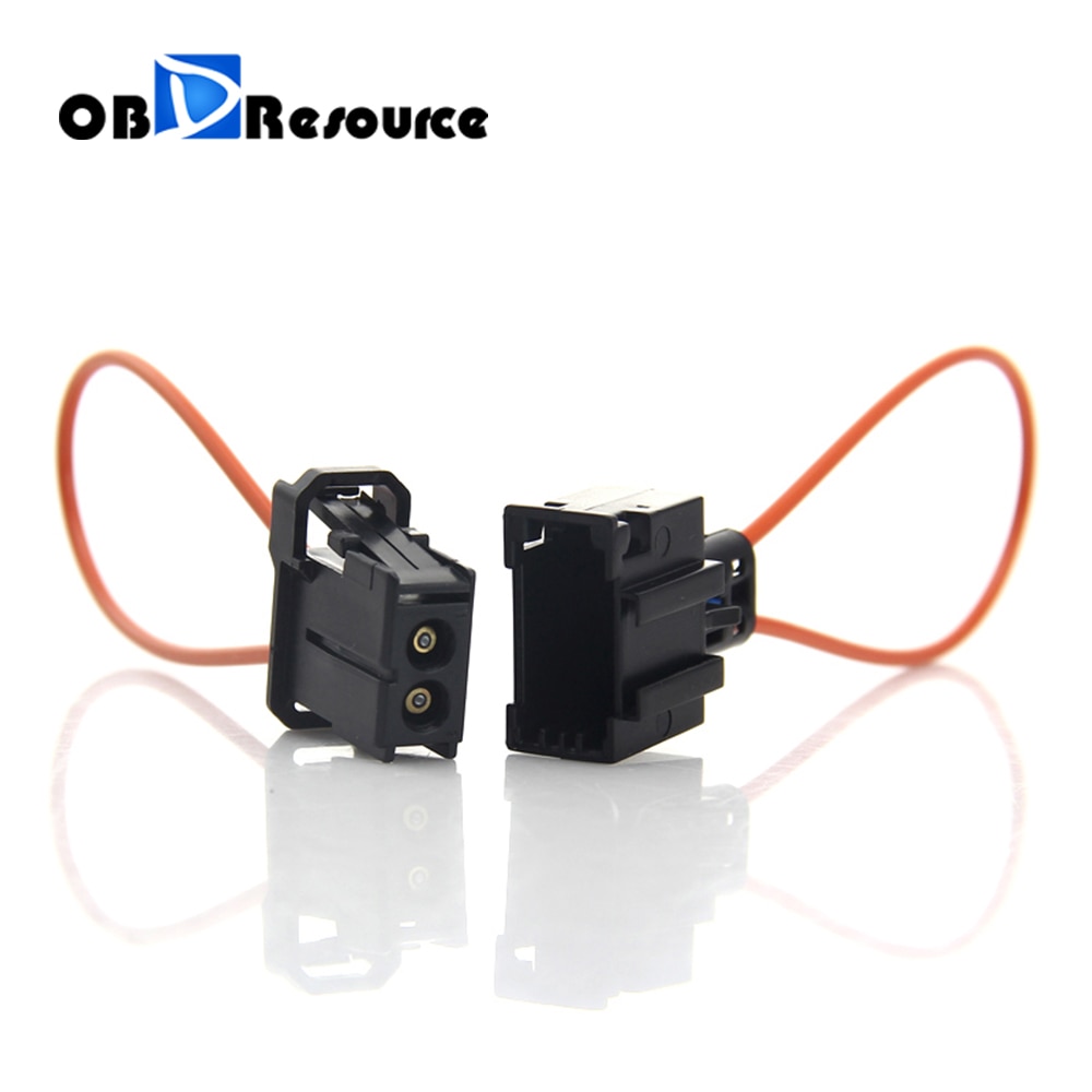 OBDResource Female Male MOST Fiber Optic Loop Bypass Female Connector Auto Diagnostic Cable Car Repair