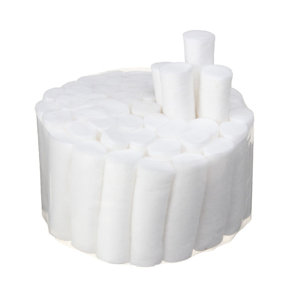 50Pcs/Roll Disposable Cotton Rolls Clinic Dental Treatment Absorbent Medical Supplies Teeth Whitening Product