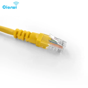 Cioswi High Speed CAT.5E UTP Gigabit Ethernet Cable For Computer Internet Lan 1M RJ45 PVC Network Cable Twisted Pair