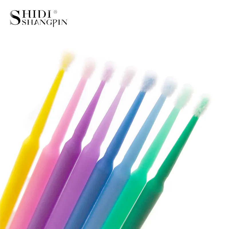 100/5Pcs Disposable Micro Brush Eyelashes Make up Individual Lashes Removing Swab Micro Brush For Eyelash Extensions Makeup Tool