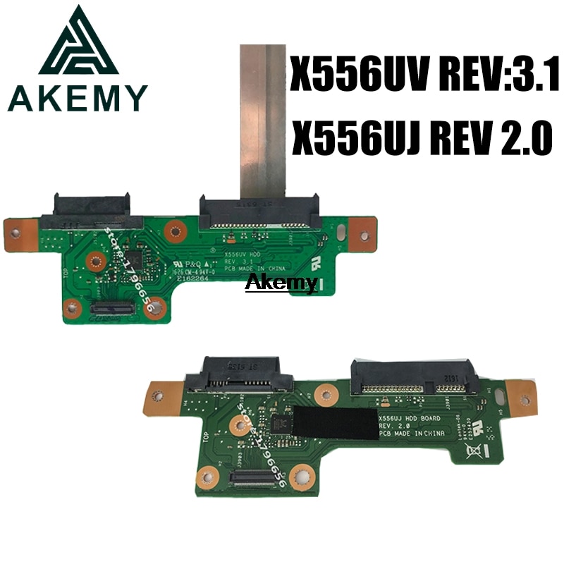 Akemy HDD BOARD For Asus X556U X556UV X556UJ X556UV X556UB X556UA X556UF Hard disk board REV:3.1 REV 2.0 100% Tested Fast Ship