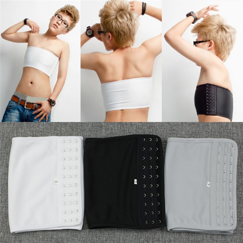 1Pc Casual Strapless Chest Breast Binder Trans Tomboy Cosplay FashionLesbian Tomboy Cosplay Women Clothes