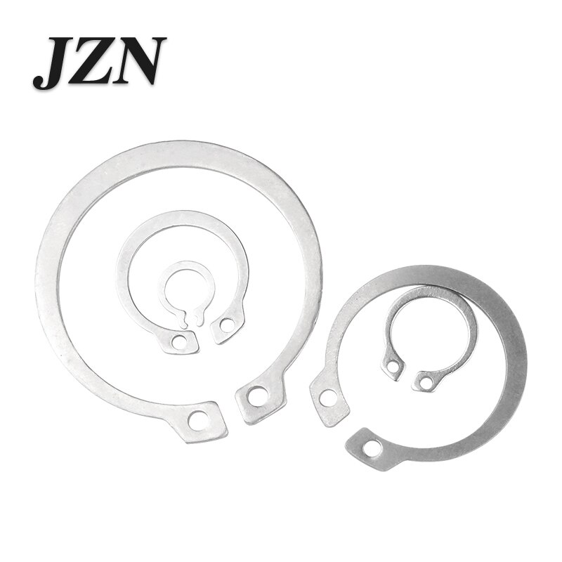 304 material stainless steel C-type circlip shaft card outer card shaft with snap ring spring retaining ring snap ring M32 -80mm