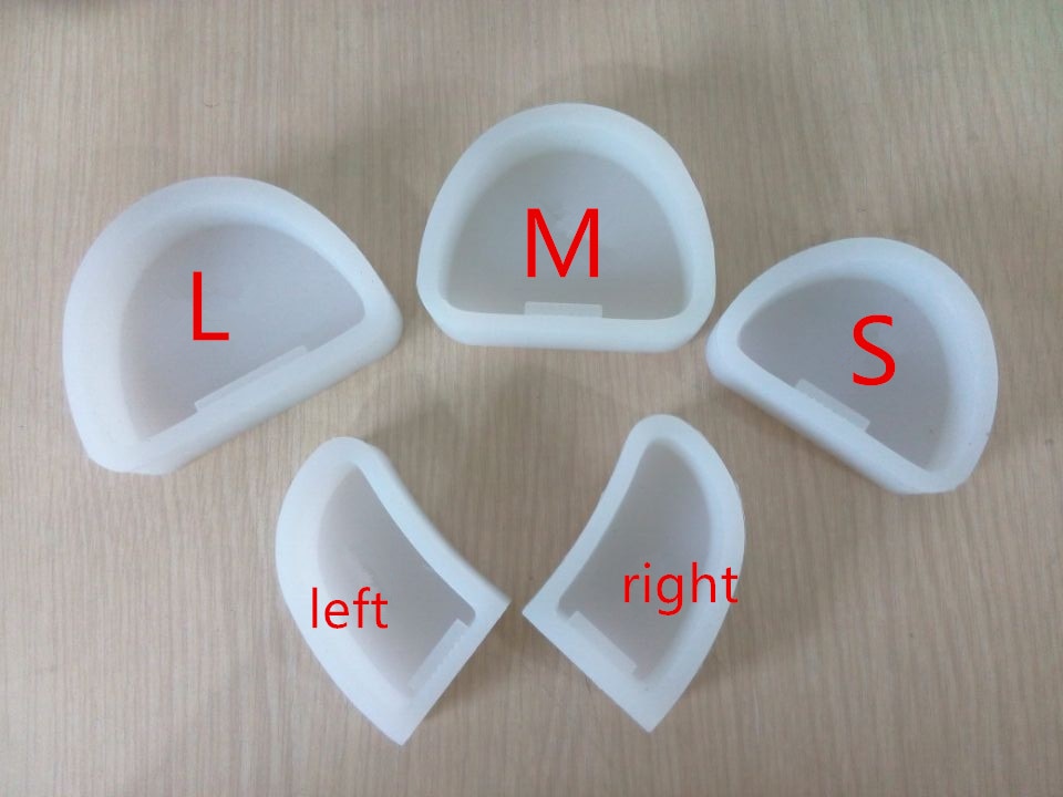 1pcs Dental plaster model base White silicone socket base Gypsum silicone tray