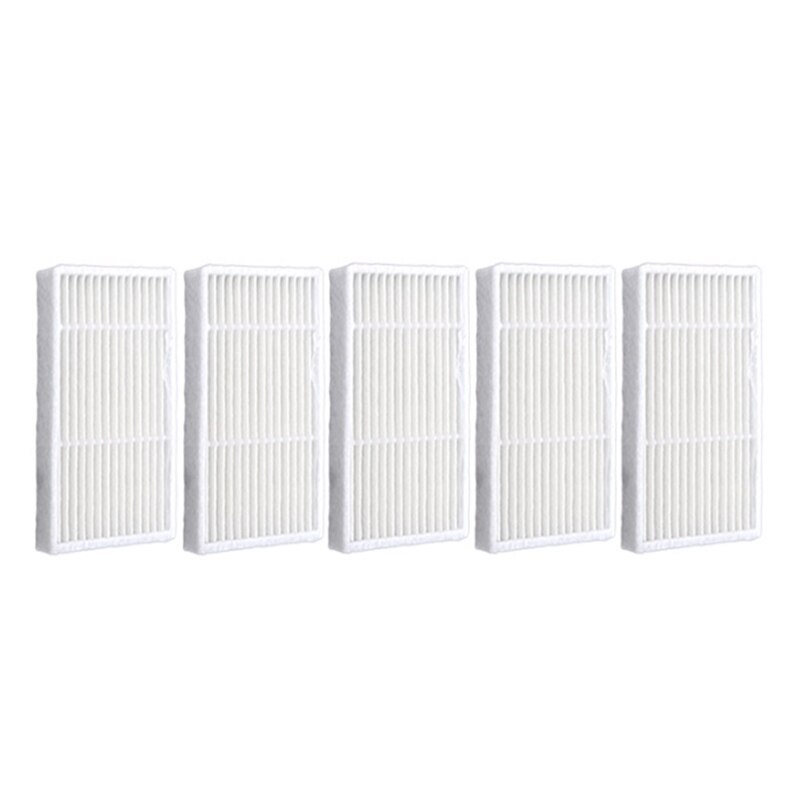 5pcs/lot Robot Vacuum Cleaner Hepa Filter for Polaris PVCR 0920WV Robotic vacuum cleaner Spare Parts Accessories Filter