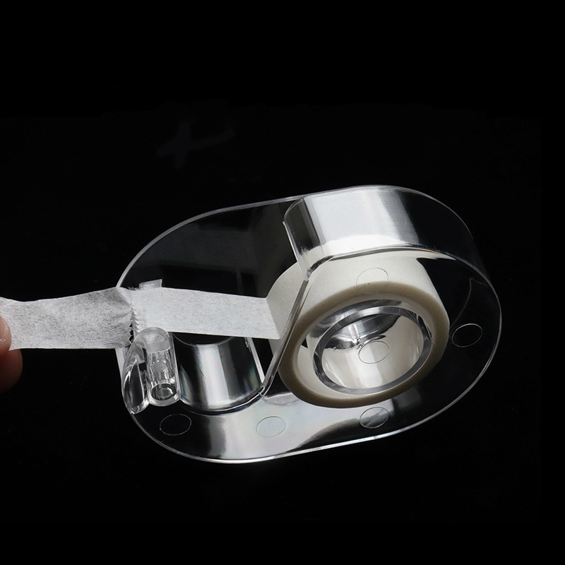 Profession Under Eyelash Pad Medical Tape Cutter Breathable Non-woven Adhesive Tape Holder Cutter for Eyelash Extension Makeup