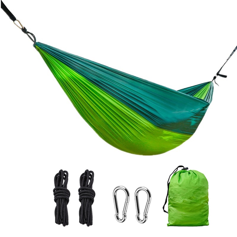 Single Double Hammock for Adults Outdoor Backpacking Travel Survival Hunting Sleeping Portable Easy Setup гамак hamaca colgante
