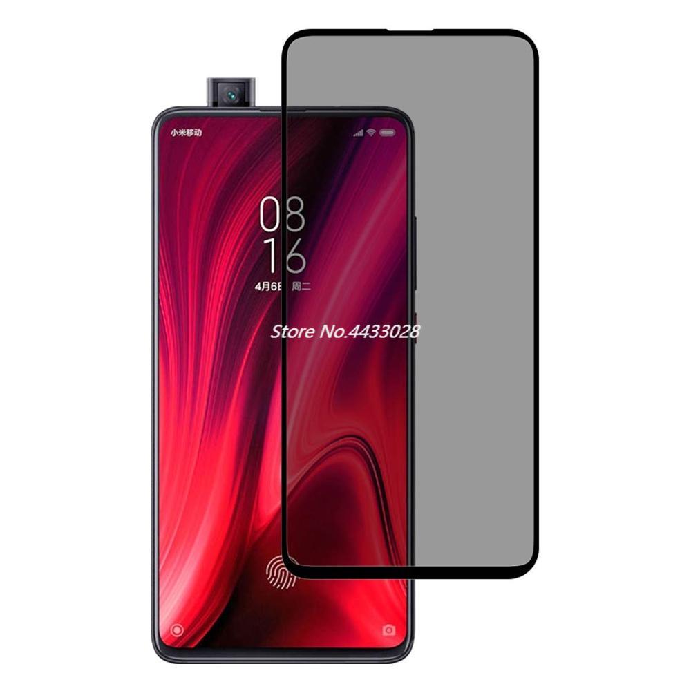 9H 5D Privacy Black Tempered Glass For Xiaomi Redmi K20 Anti-Spy Screen Protector For Redmi K20 Pro Anti Glare Protective film