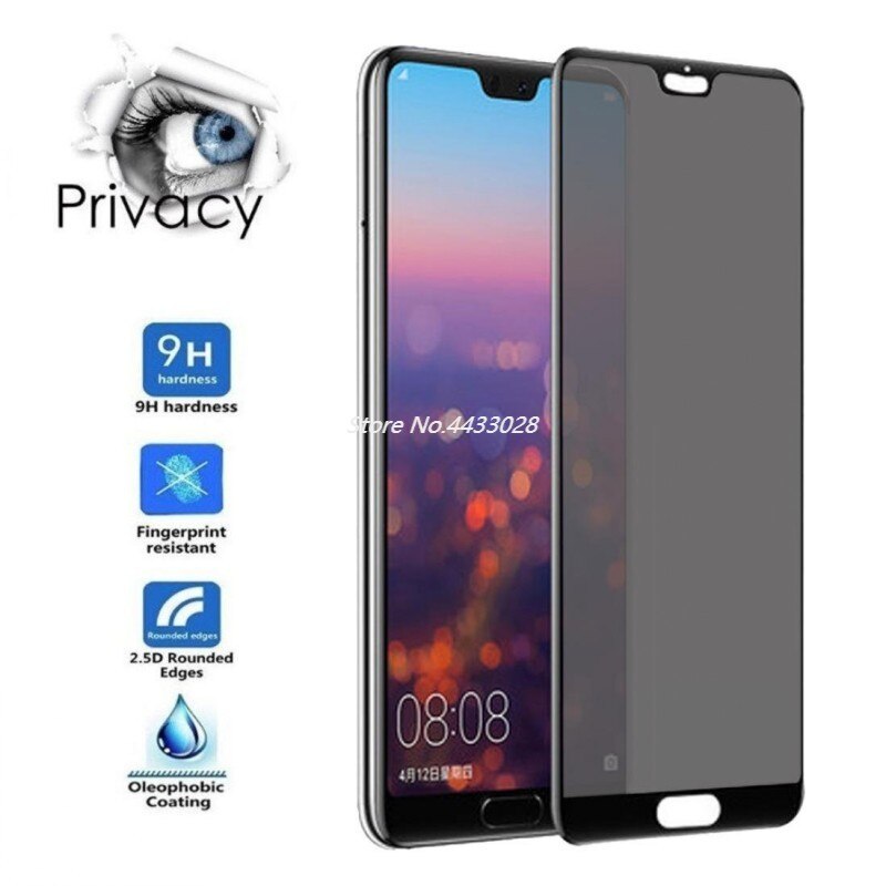 For Huawei Honor 8X MAX Privacy Peep Tempered Glass Screen Protector 9H Glass Film for Huawei Honor Play 8X Honor 8A Anti Glare