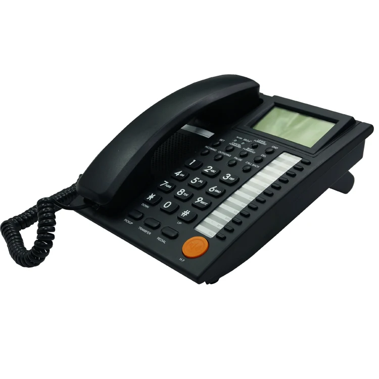Operator caller ID phone PH206 with telephone cable and jack