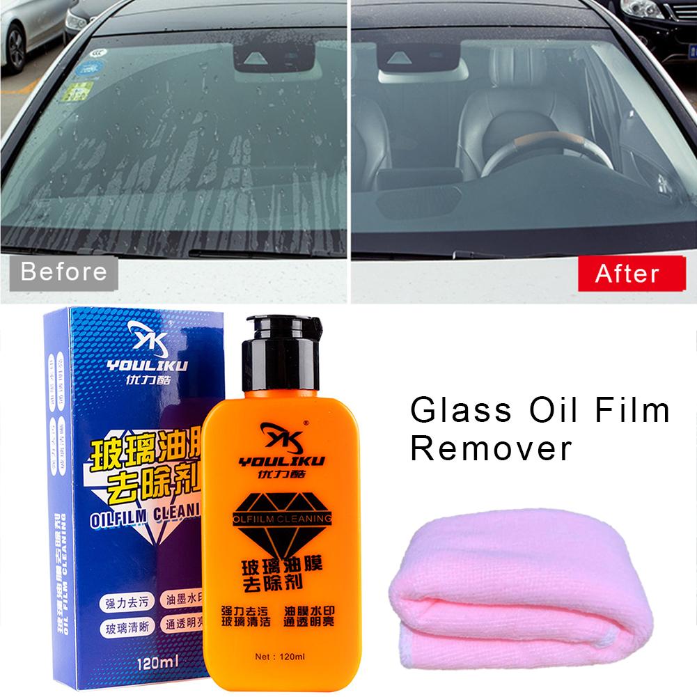 120ML Car Maintenance Windshield Cleaning Agent Glass Remove Oil Film Strong Decontamination Cleaner Car Cleaning Agent