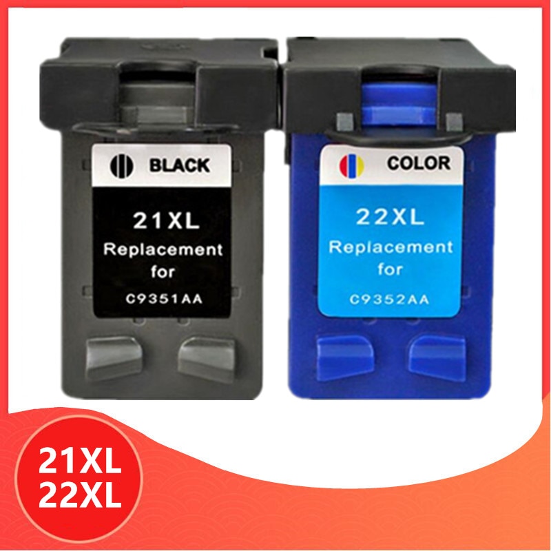 21 22 Refill Ink Cartridge Replacement for hp21 for HP 21 xl 21xl for Deskjet F2180 F2200 F2280 F4180 F300 F380 380 D2300