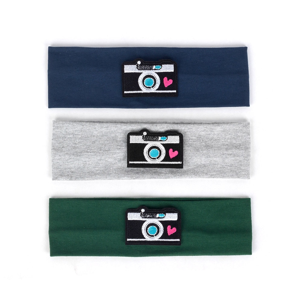 Baby Headband Child Hair Band Hair Accessories Child Kids Soft Solid Cotton Elastic Headwear Baby Boys Girls Camera Headbands