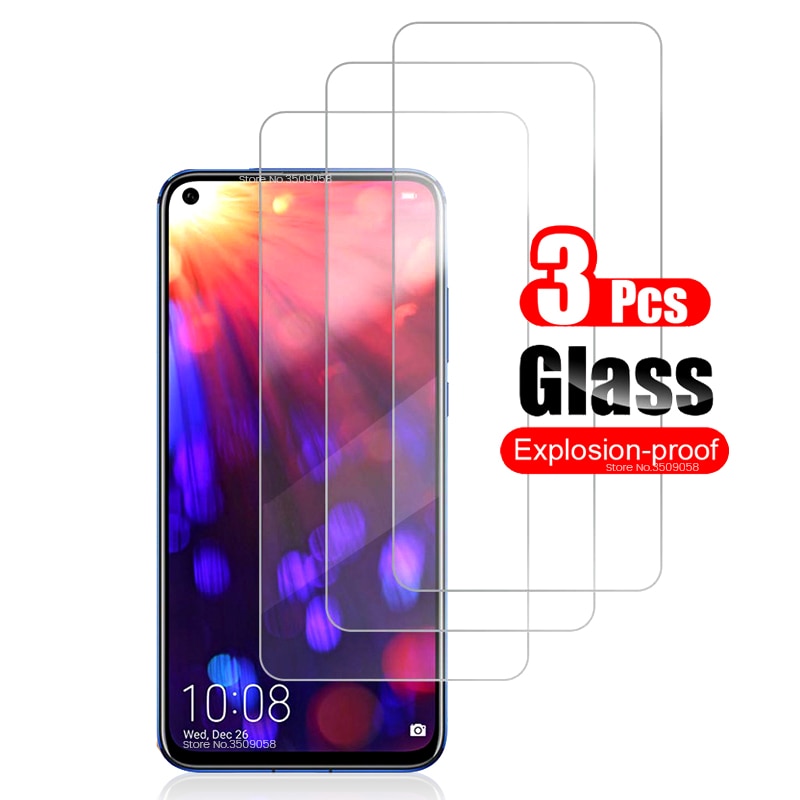 3Pcs protective glass on xoner 9a 9c 9s 9x glass screen protector for honor view 20 pro 10 9 10x lite light 30 10i 20s 30s movie