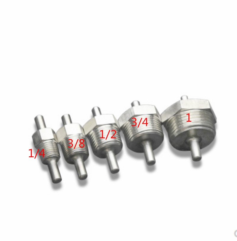 -60-260 degrees DS18B20 PT100 NTC10K PT1000 Temperature Sensor 1/4"(DN8) 3/8"(DN10) 1/2(DN15) 3/4" (DN20) 1"