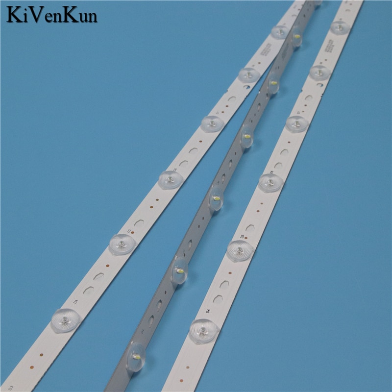 3PCS NEW TV Lamp LED Backlight Strips For TELEFUNKEN TF-LED32S41T2 Bar Kit LED Bands LED315D10-07(B) LED315D10-ZC14-07(A) Rulers