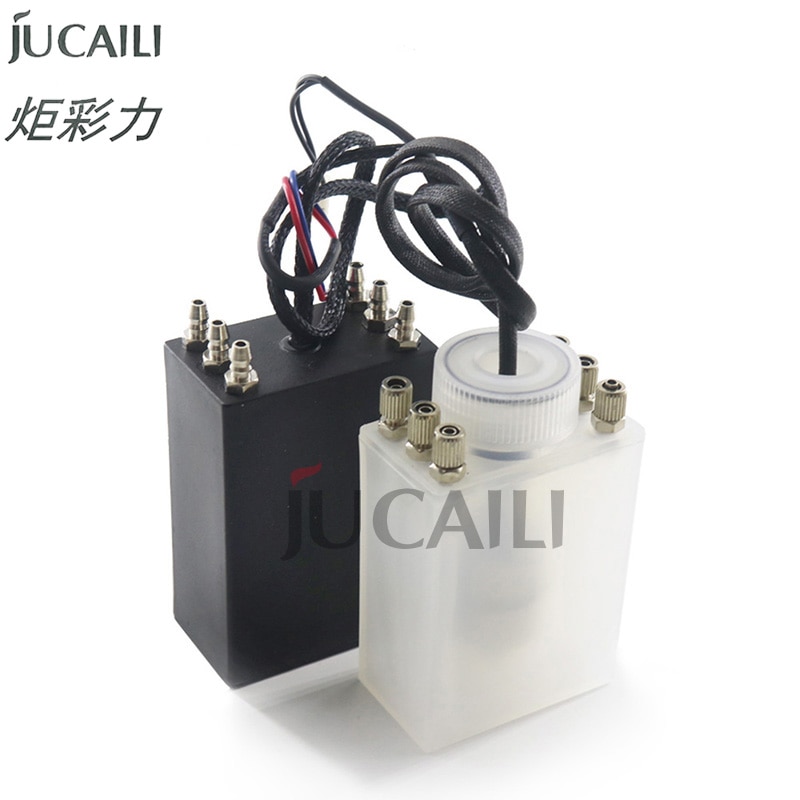 Jucaili 1pc UV/Solvent 6 Ways Ink Sub Tank for Infiniti Crystaljet Allwin inkjet Solvent Printer Ink Sub Tank