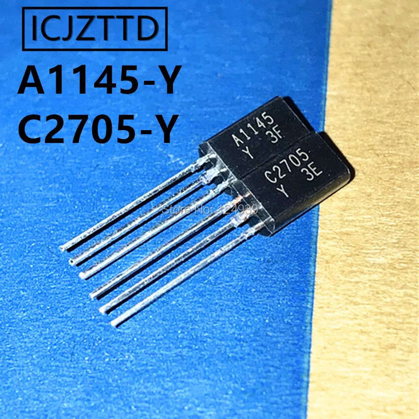 A1145 C2705 2SA1145 2SC2705 A1145-Y C2705-Y TO-92 NEW MADE IN CHINA A1145Y C2705Y