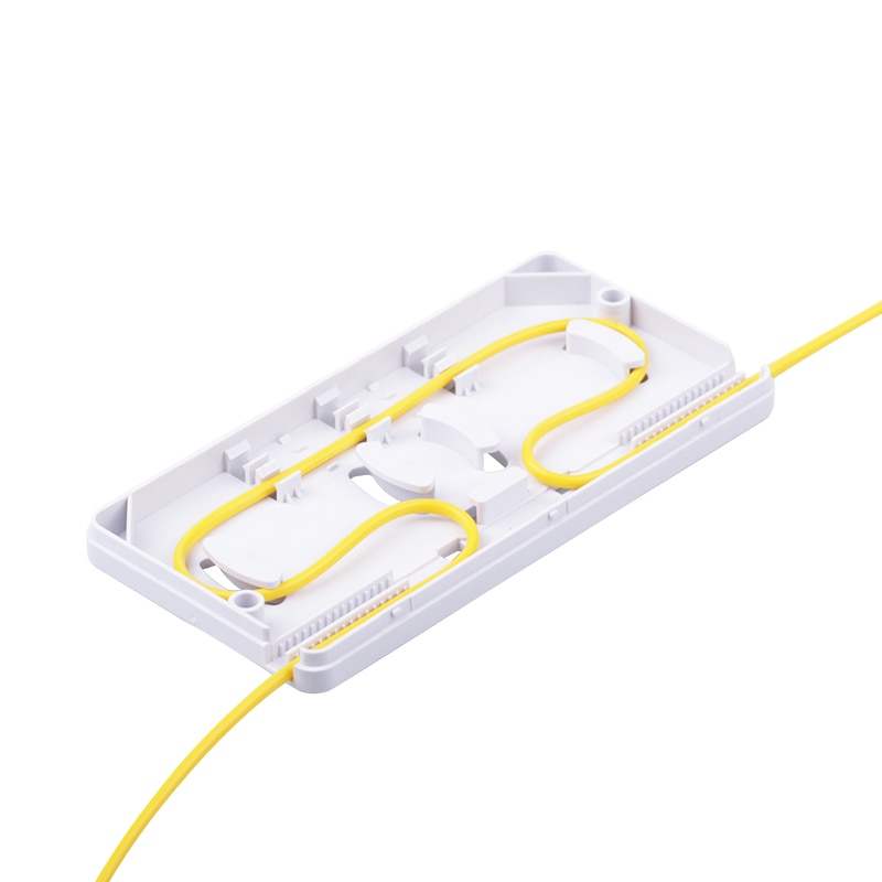 20pcs 2 in 2out Optical Fiber Protection Box two-in-two-out Drop Cable Optical Fiber Heat Shrinkable Tube Welding Protection Box