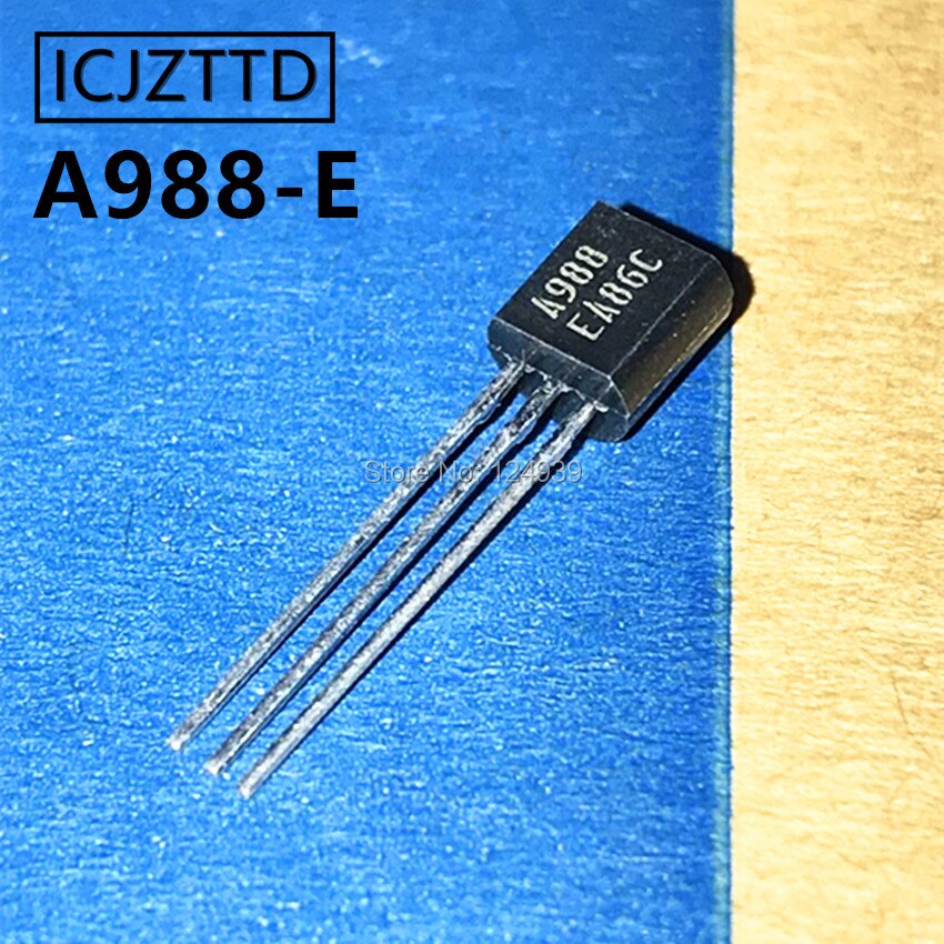 A988-E A988-F A988E A988F 2SA988 A988 TO-92 NEW Original 2SA988-F HFE 300-600 2SA988-E HFE 400-800