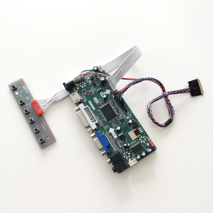 For HSD089IFW1 N089L6 1024*600 WLED LVDS 40-Pin 8.9" VGA+DVI Notebook LCD Screen M.NT68676 Monitor Controller Card DIY Kit