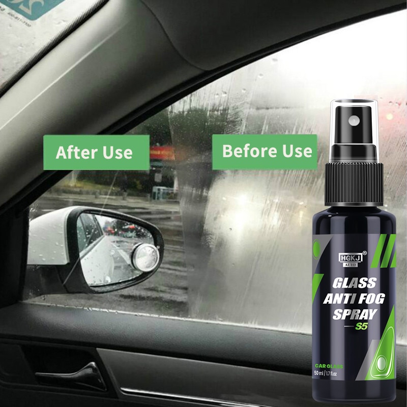 HGKJ-5 Long Lasting Ati-Fog Agent Prevents Fogging Clear Vision Water Repellent for Car Interior Windshield Glass Auto Accessory