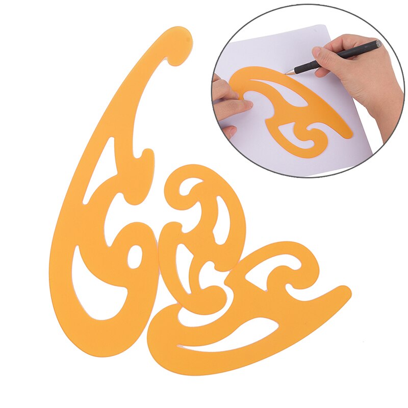 3pcs/set Curve template drawing painting drafting stencil sewing craft rulers